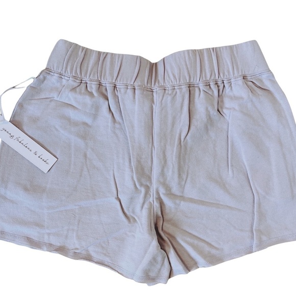 YOUNG FABULOUS & BROKE NWT Payton Lace Up Shorts Size Medium in Grey Iris - Picture 7 of 12